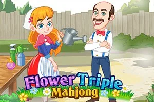 Triple Mahjong Blumen